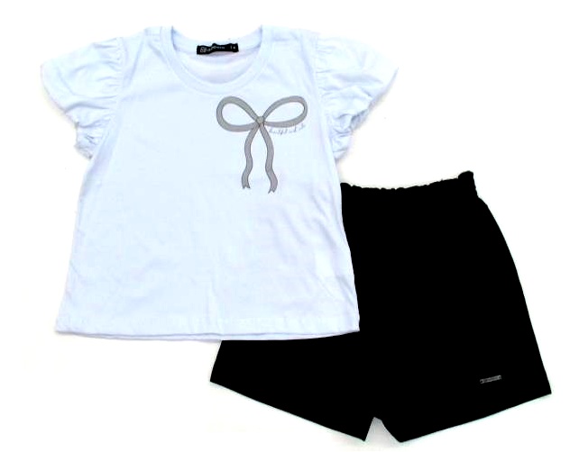 Conjunto Adulteens Juv Fem M/c Malha Short