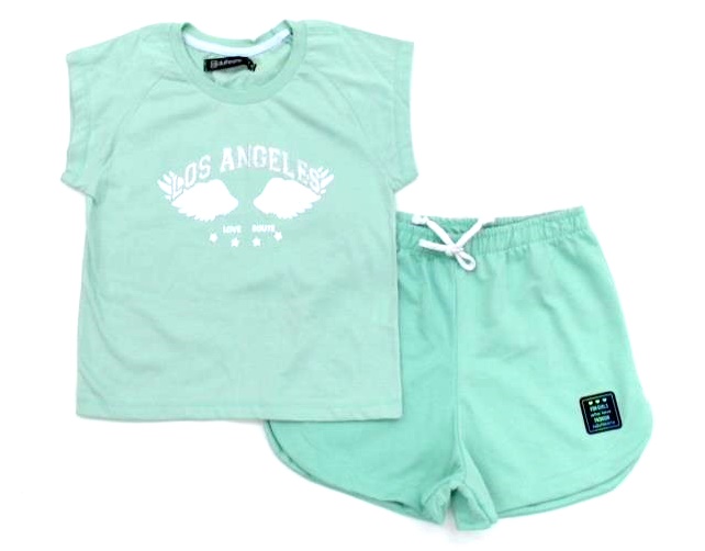 Conjunto Adulteens Juv Fem Mga Jap Malha Short