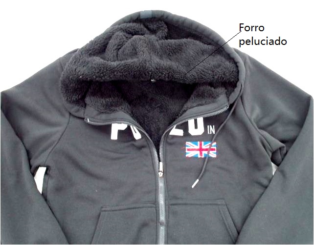 Jaqueta Kopico Ad Masc Mol Capuz Forro Peluciado