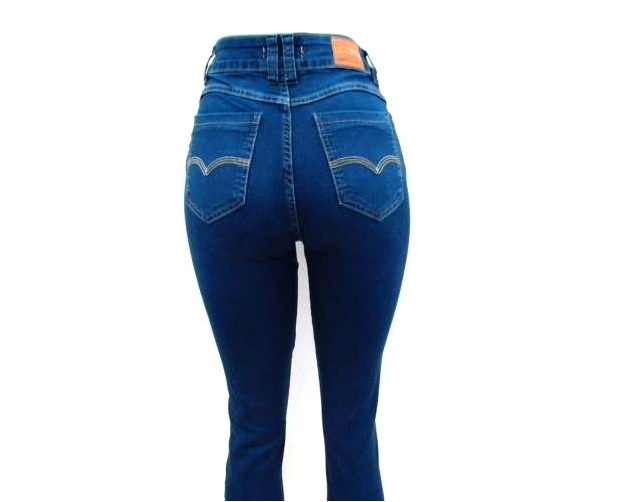 Calça Vivlon Ad Fem Jeans Lycra Cigarrte Escura
