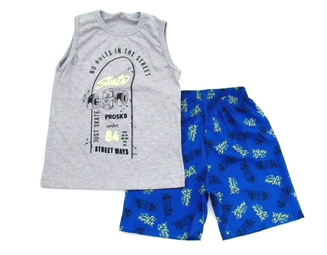 Conjunto Dfkids Inf Masc Reg Machão Malha