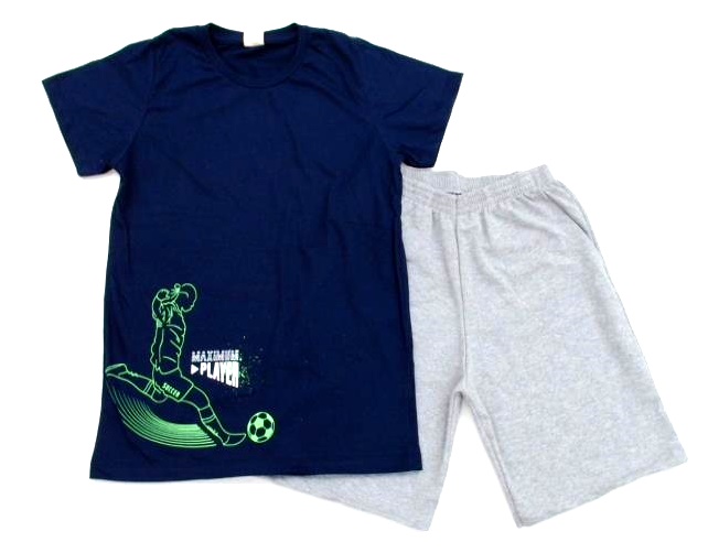 Conjunto Dfteen Juv Masc M/c Malha