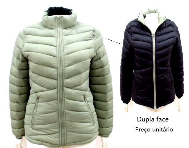 Jaqueta Kopico Ad Exg Fem Nylon Matelassê Dupla-fa