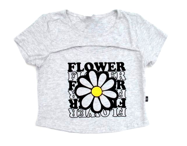 Blusa Sltx Juv Fem M/c Malha Cropped