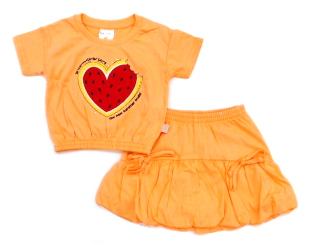 Conjunto Solinho P.passos Fem M/c Malha Cropped Sa