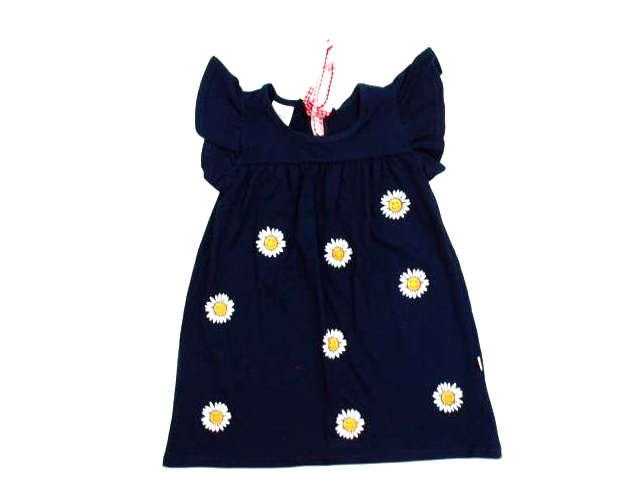 Vestido Solinho Primeiros Passos Manga japonesa Malha