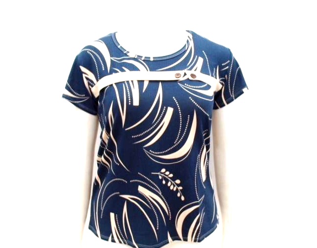 Blusa Vestbem Ad Exg Fem M/c Viscol Estamp