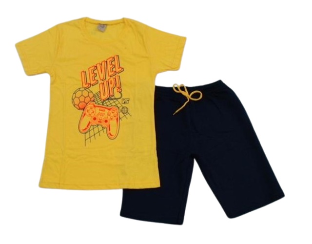 Conjunto Popin Juv Masc M/c Malha