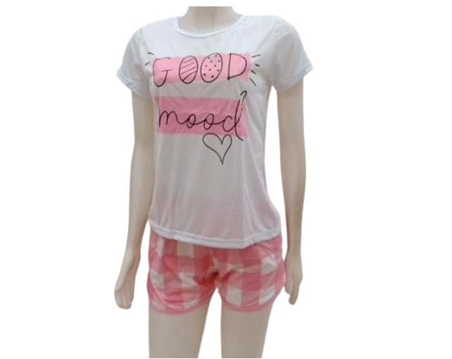 Pijama Jucatel Ad Fem M/c Malha Pv Short