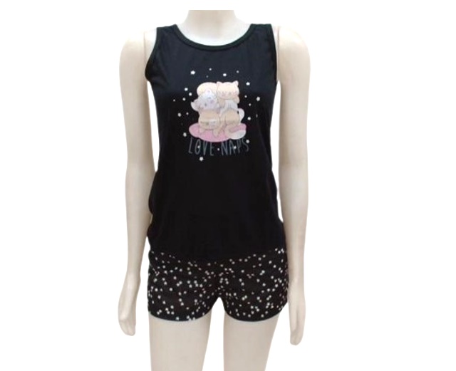 Pijama Anjodossonhos Ad Fem Reg Malha Pv Short