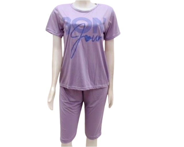 Pijama Jucatel Ad Fem M/c Malha Pv Bermuda