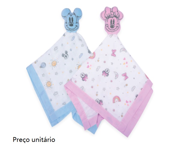 Naninha Minasrey Bebe Alg Bordado Disney (unid)