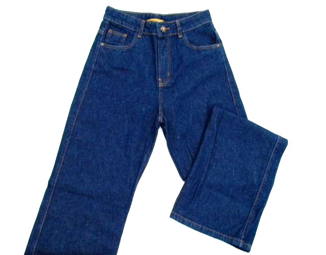 Calça Vivlon Ad Fem Jeans Wide Leg Escura