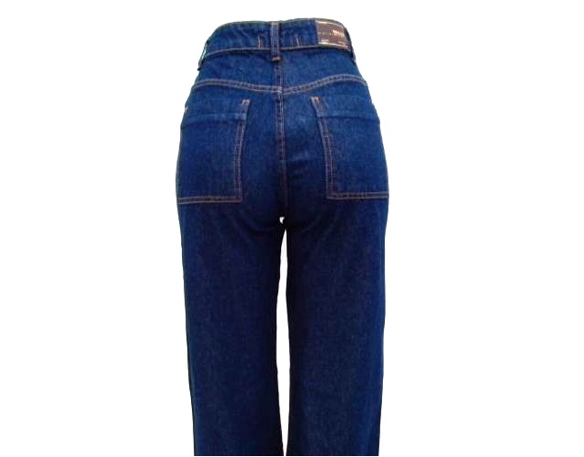Calça Vivlon Ad Fem Jeans Wide Leg Escura