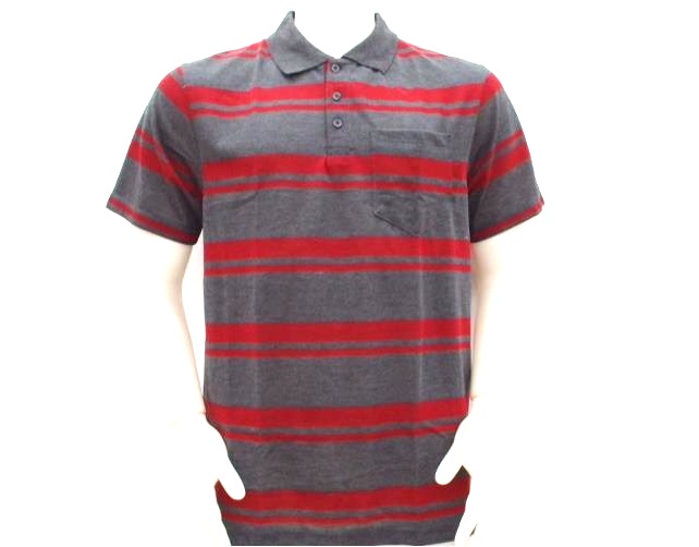 Polo Ozon Ad Masc M/c Malha List Bolso