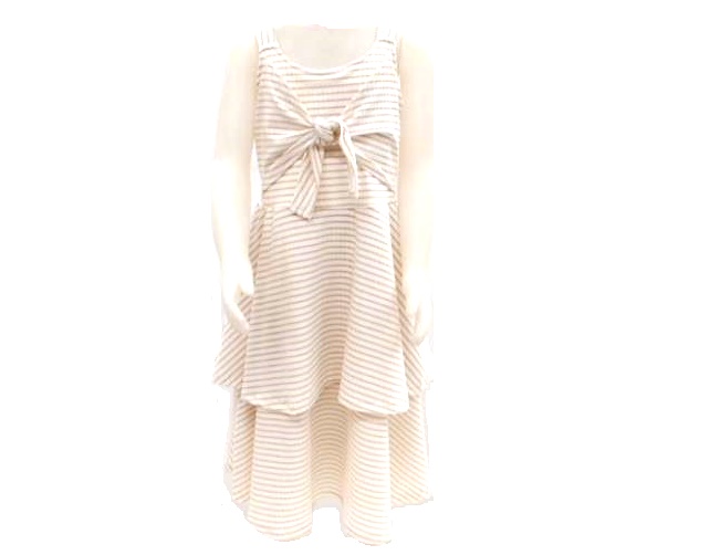 Vestido Duduka Inf Reg Rib Canel Lurex