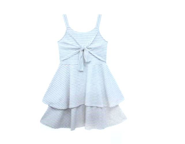 Vestido Duduka Inf Reg Rib Canel Lurex
