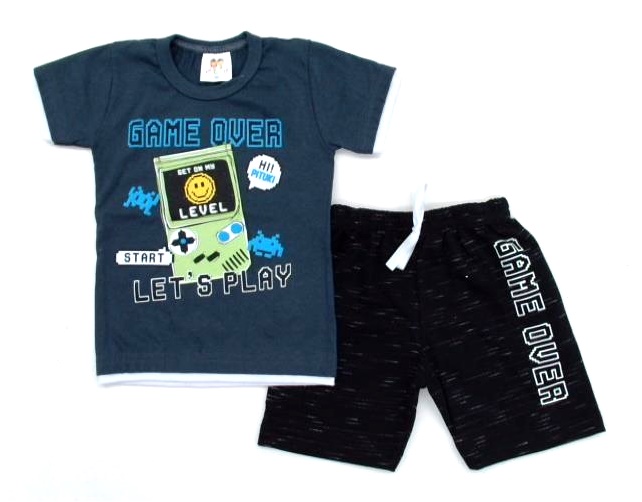 Conjunto Pituki P.passos Masc M/c Malha
