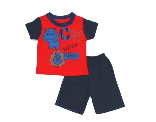 Conjunto Bellababy Bebe Masc M/c Malha