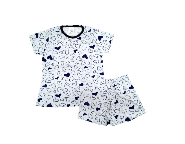 Pijama Mafessoni Juv Fem M/c Malha Short