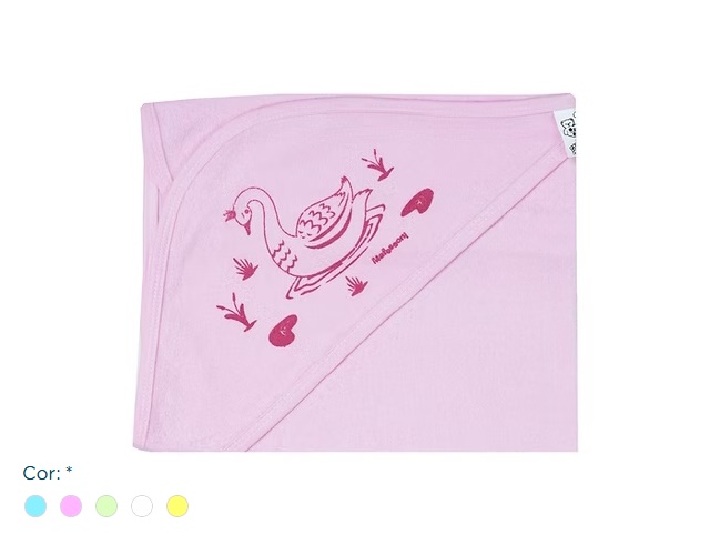 Toalha-banho Mafessoni Bebe Com Capuz (65cmx65cm)