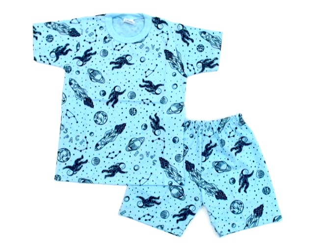 Pijama Mafessoni Inf Masc M/c Malha Estampado
