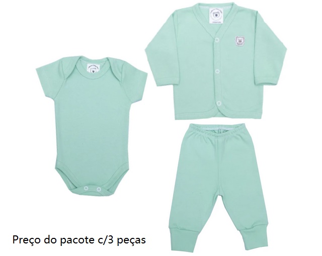 Conjunto Mafessoni Bebe Prematuro Alg (3pcs)