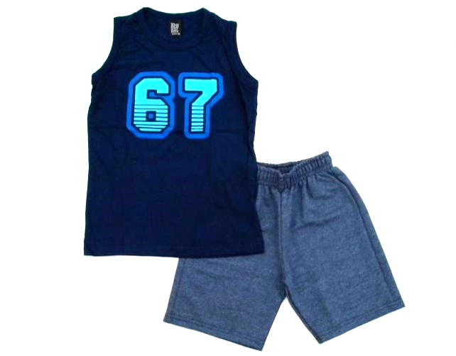 Conjunto Desayner Inf Masc Reg Machão Malha