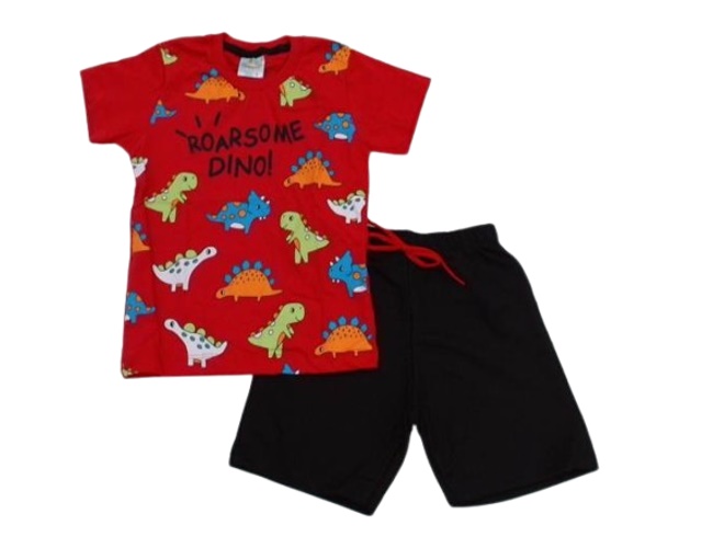 Conjunto Pimpolhoskids Primeiros Passos  Manga Curta Malha