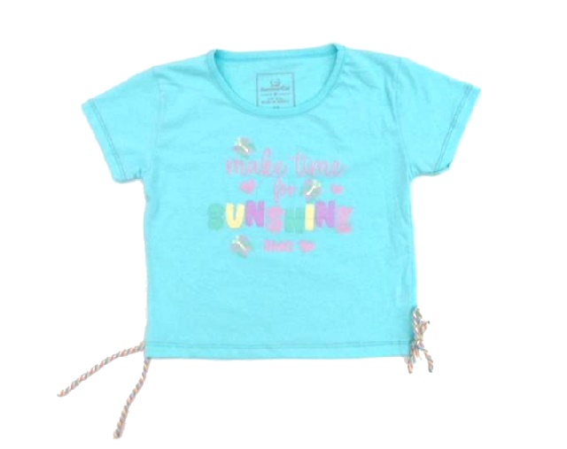 Blusa Summercat Juv Fem M/c Malha Cropped