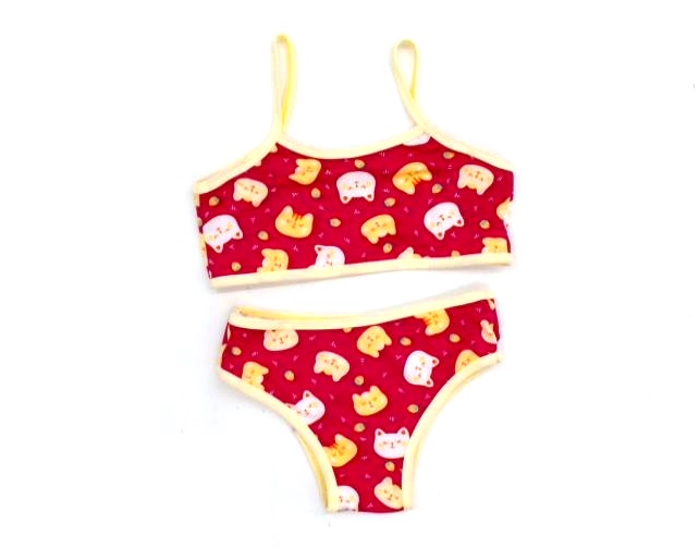 Biquini Maredivertida Inf Lycra Top Sunquini Forra