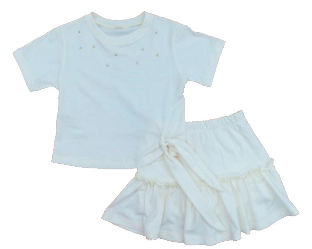 Conjunto Meimar Juv Fem M/c Malha Cropped