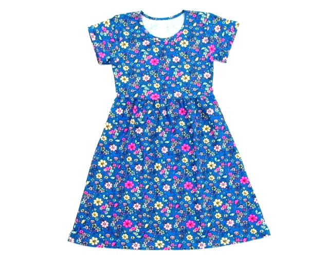 Vestido Vickju Juv M/c Cotton Estampado