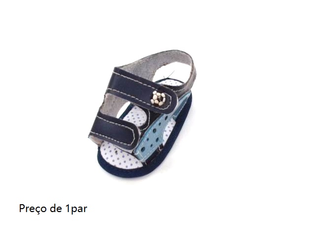Sandália Bimbo Bebe Masc Courino Velcro