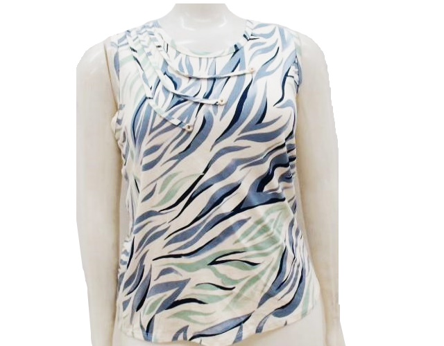 Blusa Vestbem Adulto Extra Grande Feminina Regata Viscolycra Estampado
