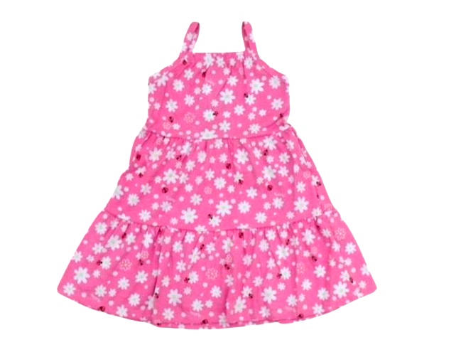 Vestido Kaiani Infantil Alça Malha Estampado