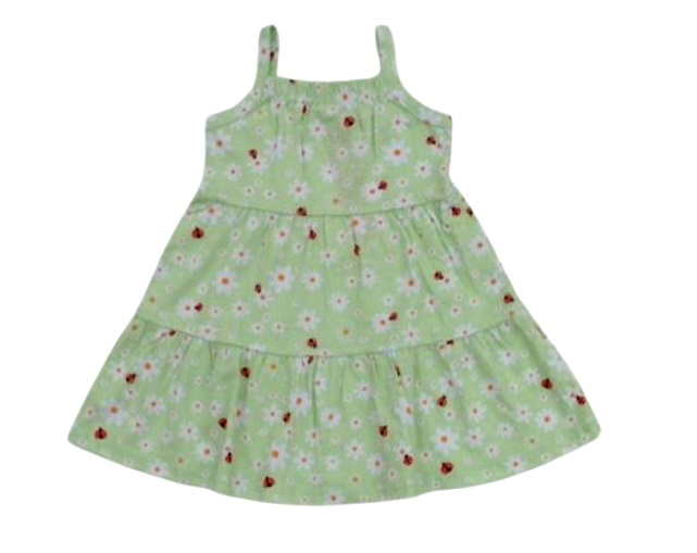 Vestido Kaiani Primeiros Passos Alça Malha Estampado