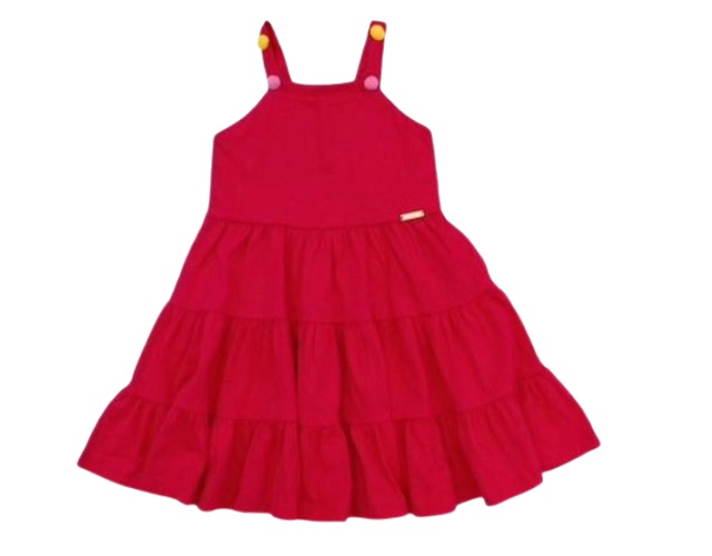 Vestido Kaiani Infantil Alça Malha