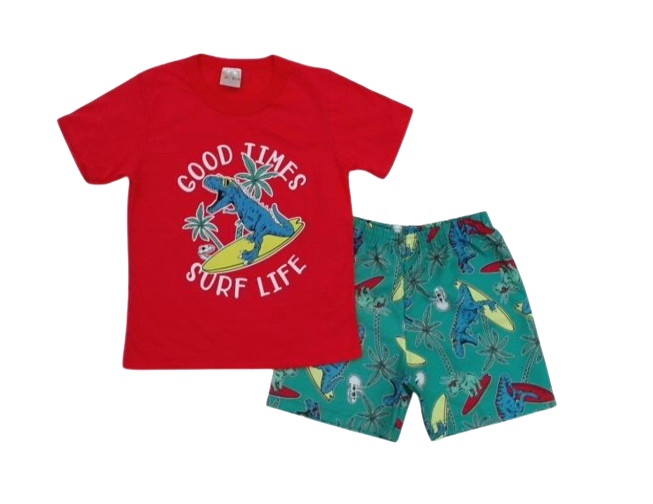 Conjunto Catolele Inf Masc M/c Malha
