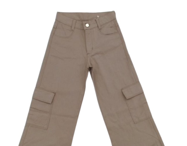 Calça Perbol Juv Fem Sarja Wide Leg B.cargo
