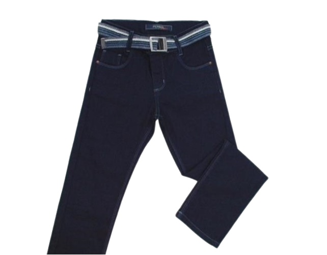 Calça Perbol Inf Masc Jeans Lycra Cinto