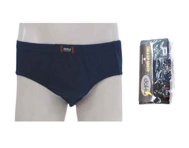 Cueca Doka Adulto Algodão (c/3)