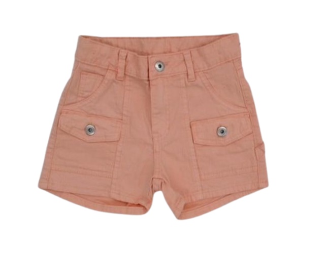Short Pty Juv Fem Sarja Color Lycra 4bolsos