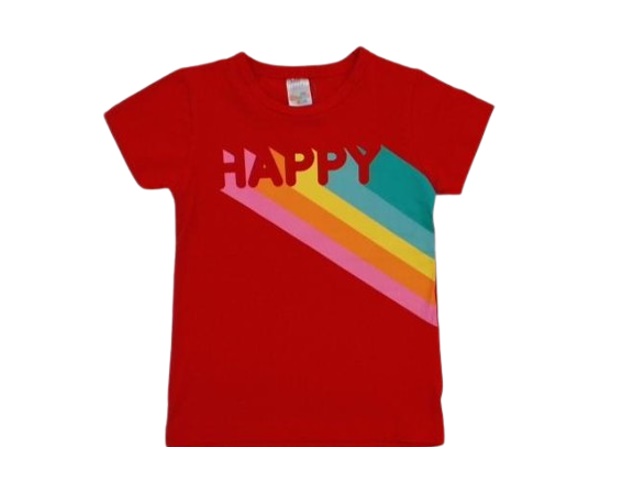 Blusa Shumakids Infantil Feminina Manga Curta Cotton