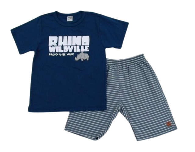 Conjunto Didiene Inf Masc M/c Malha