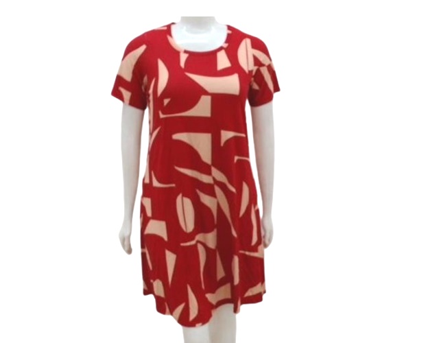 Vestido Lulian Ad Exg M/c Viscol Estamp
