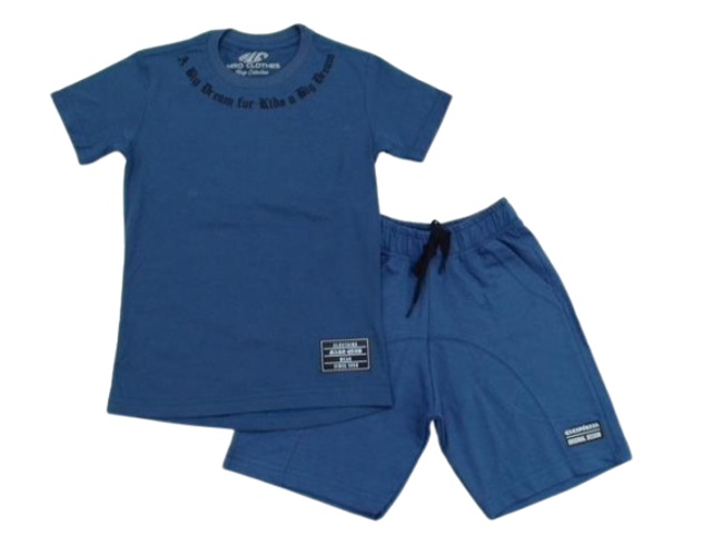 Conjunto Mro Infantil Masculino Manga Curta Malha