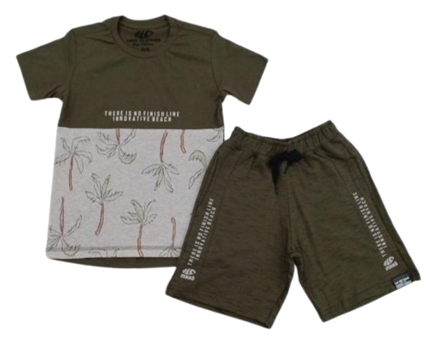 Conjunto Mro Inf Masc M/c Malha