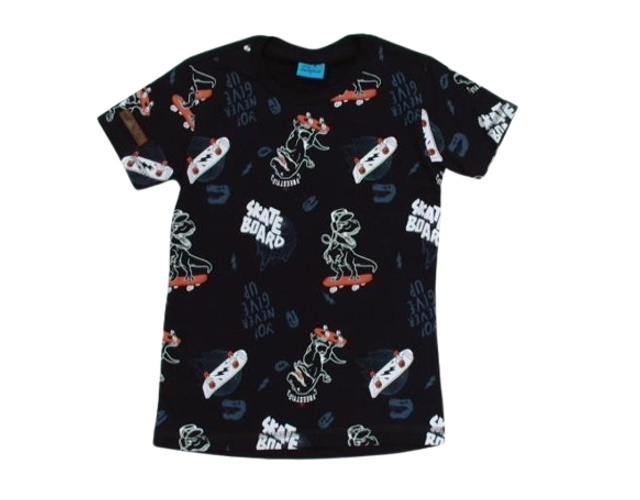 Camiseta Maro Infantil Masculino Manga Curta Malha