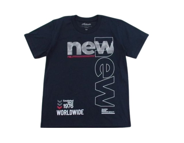 Camiseta Mundonick Juvenil Masculino Manga Curta Malha